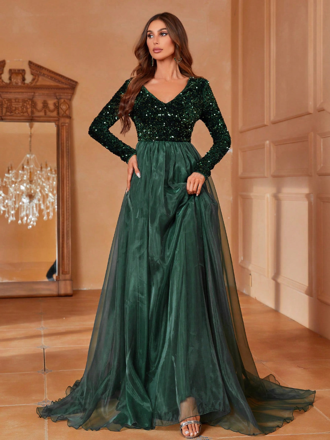Rochie SHEIN, verde