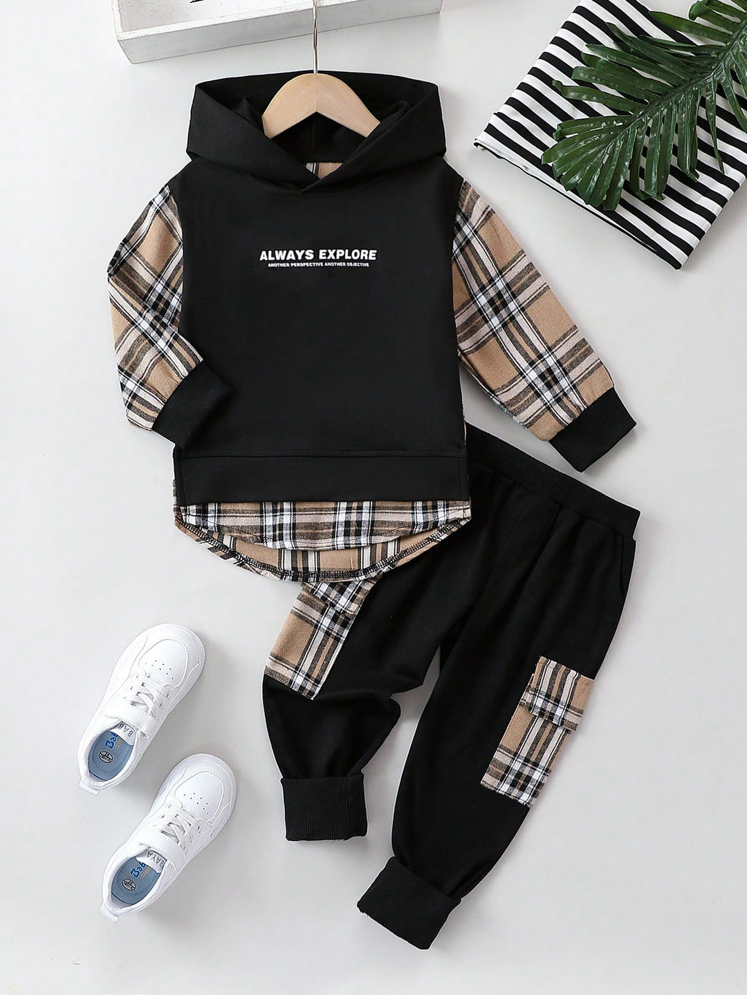 Set hanorac și bluză SHEIN, mix culori