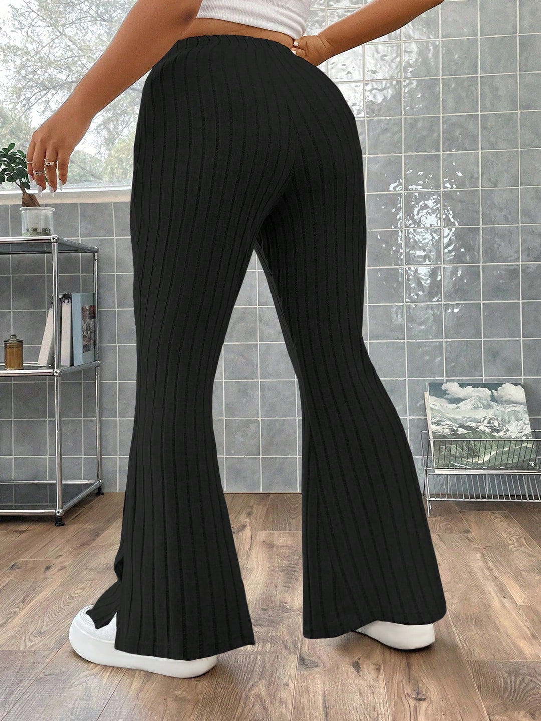 Pantaloni SHEIN, negru