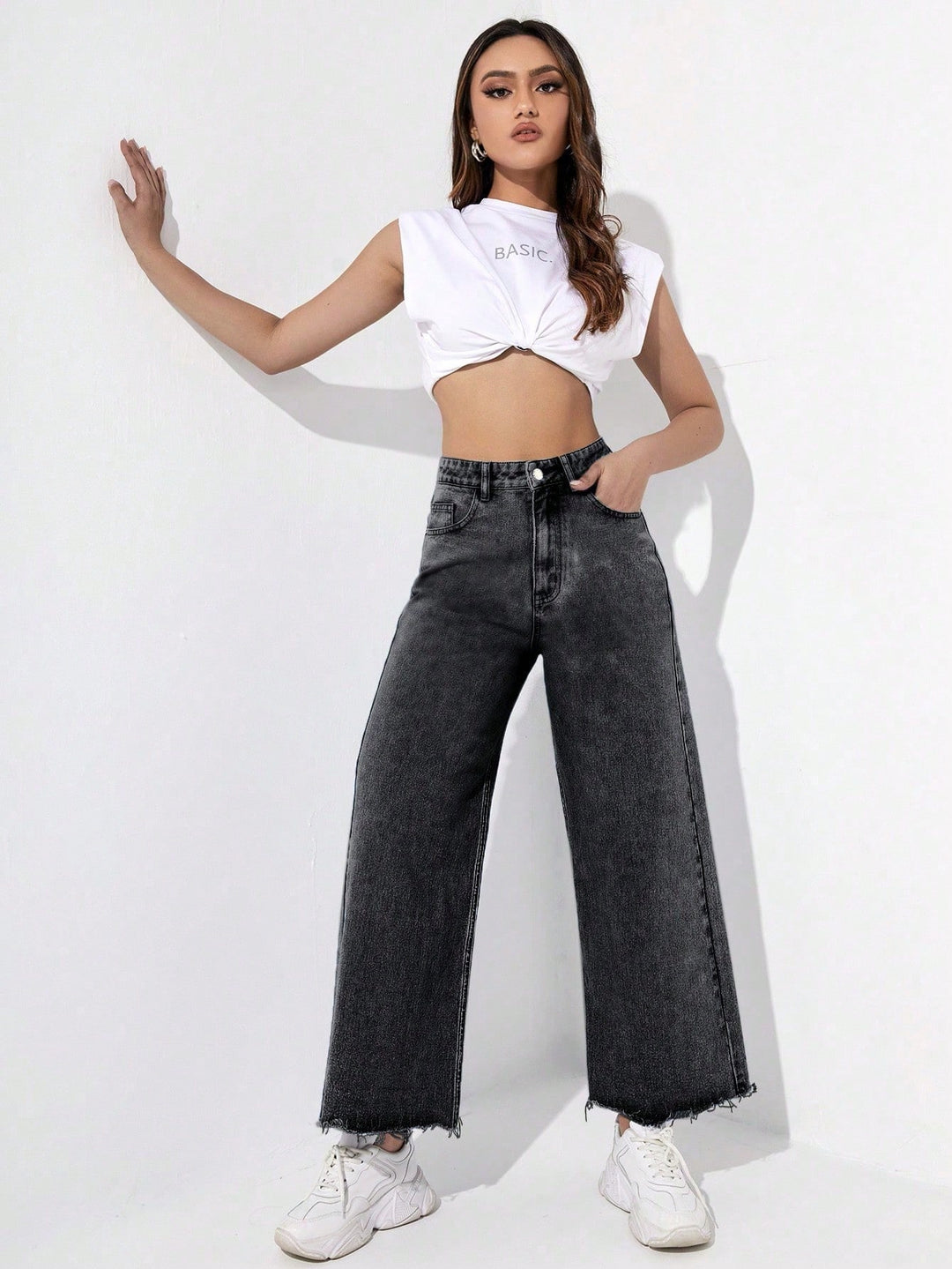 Jeans SHEIN, gri