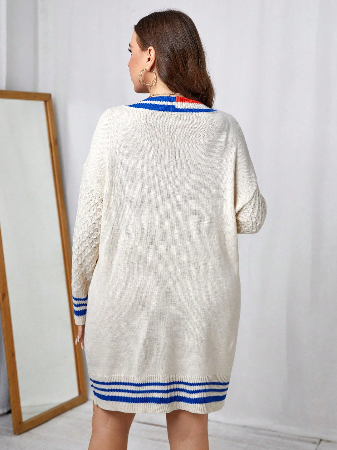 Rochie mini SHEIN, crem