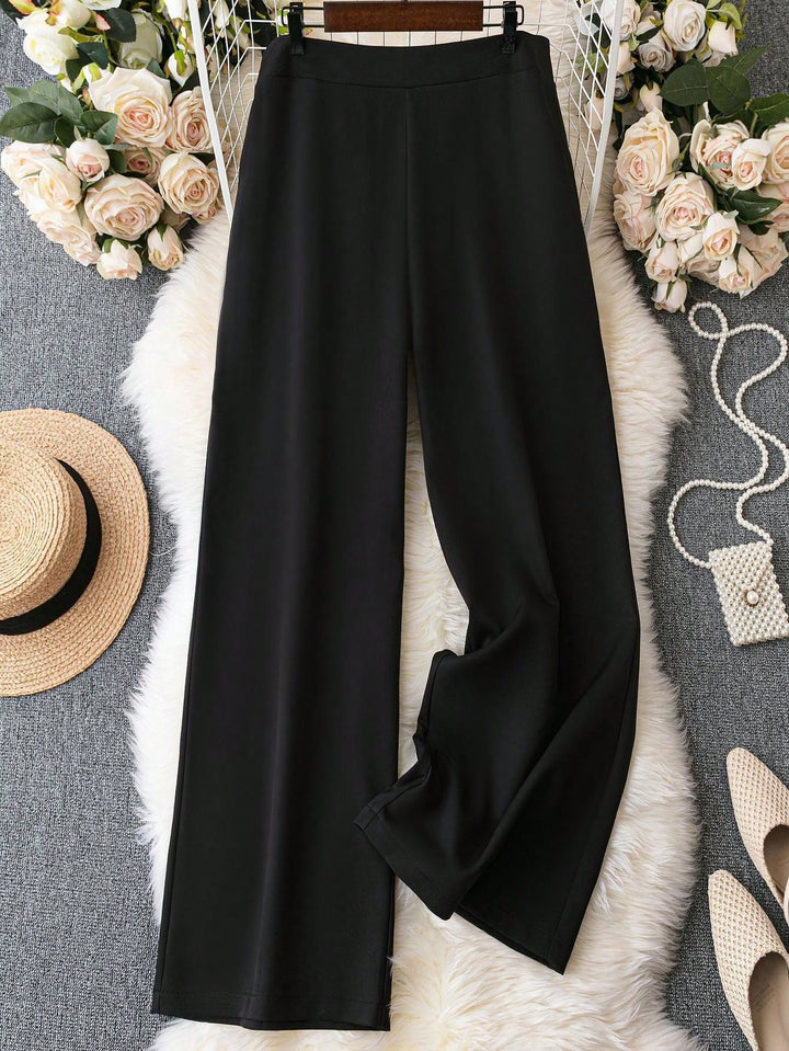Pantaloni Shein Curve+, negru
