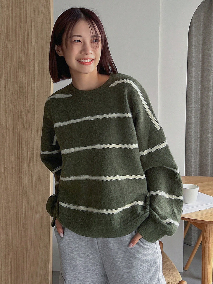 Pulover SHEIN, kaki