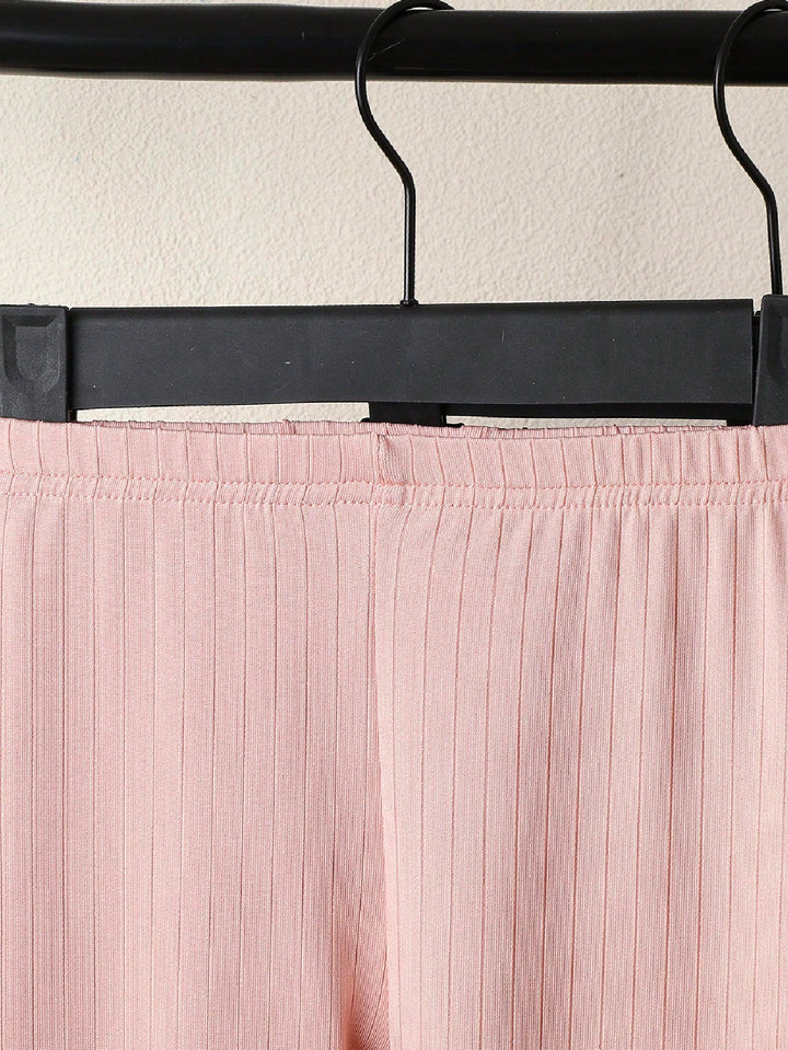 Pantaloni SHEIN, roz