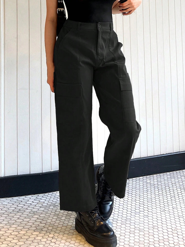 Pantaloni SHEIN, negru
