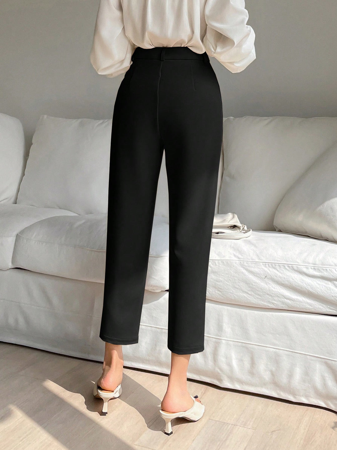Pantaloni SHEIN, negru