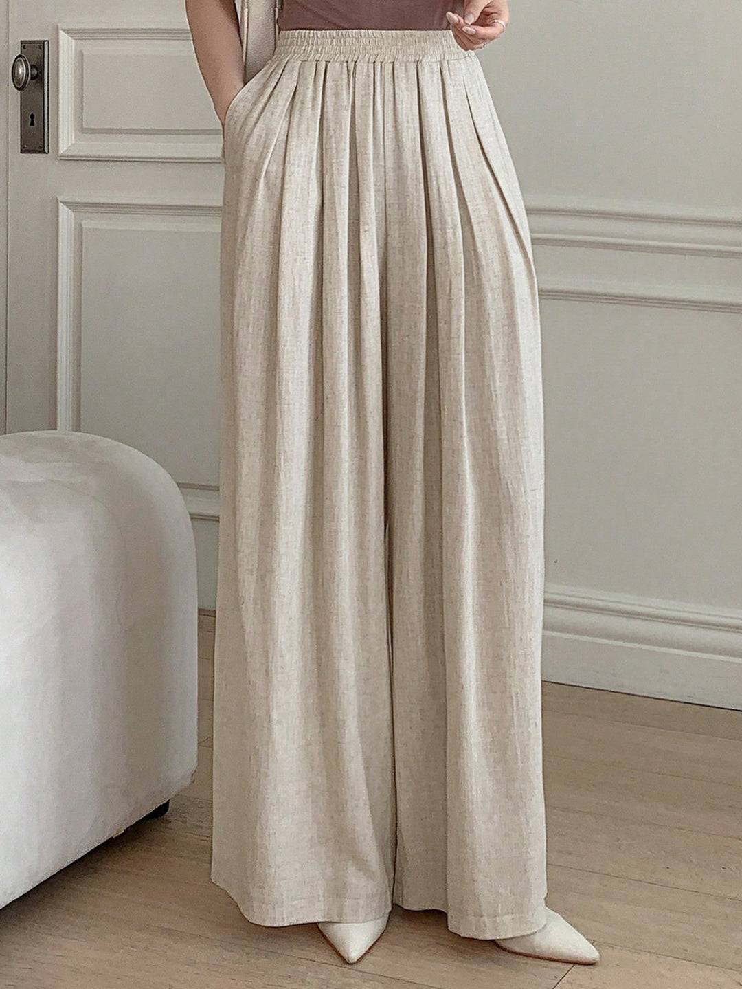 Pantaloni SHEIN, bej