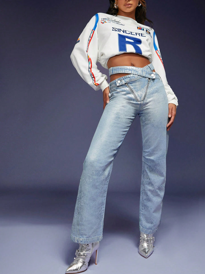 Jeans SHEIN, albastru