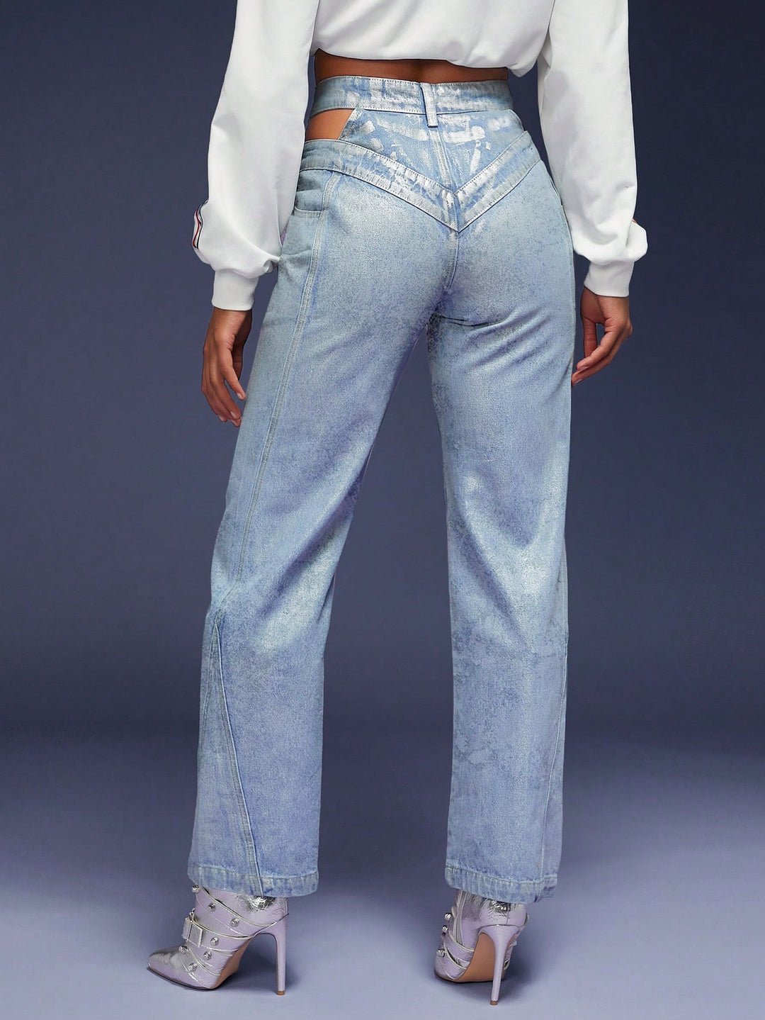 Jeans SHEIN, albastru