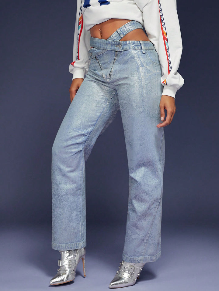 Jeans SHEIN, albastru