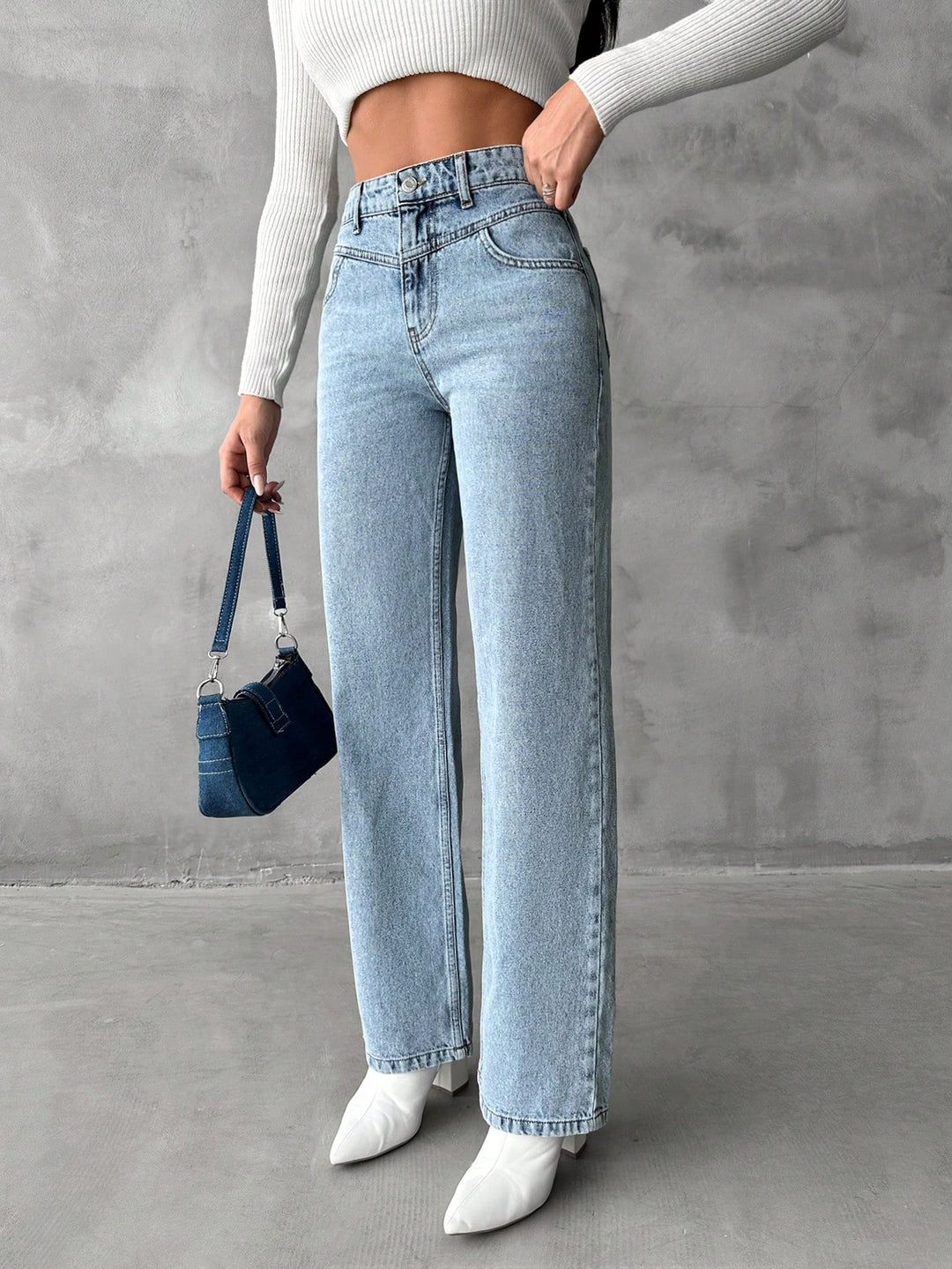 Jeans SHEIN, albastru