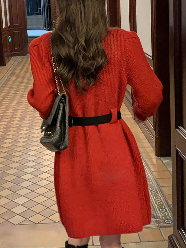 Rochie mini SHEN, roșu