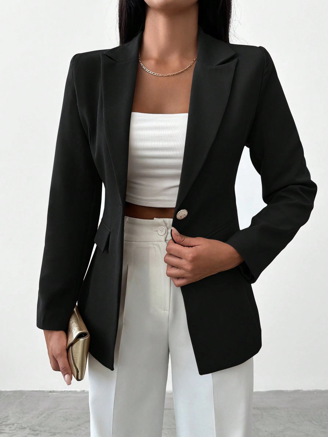 Sacou SHEIN, negru