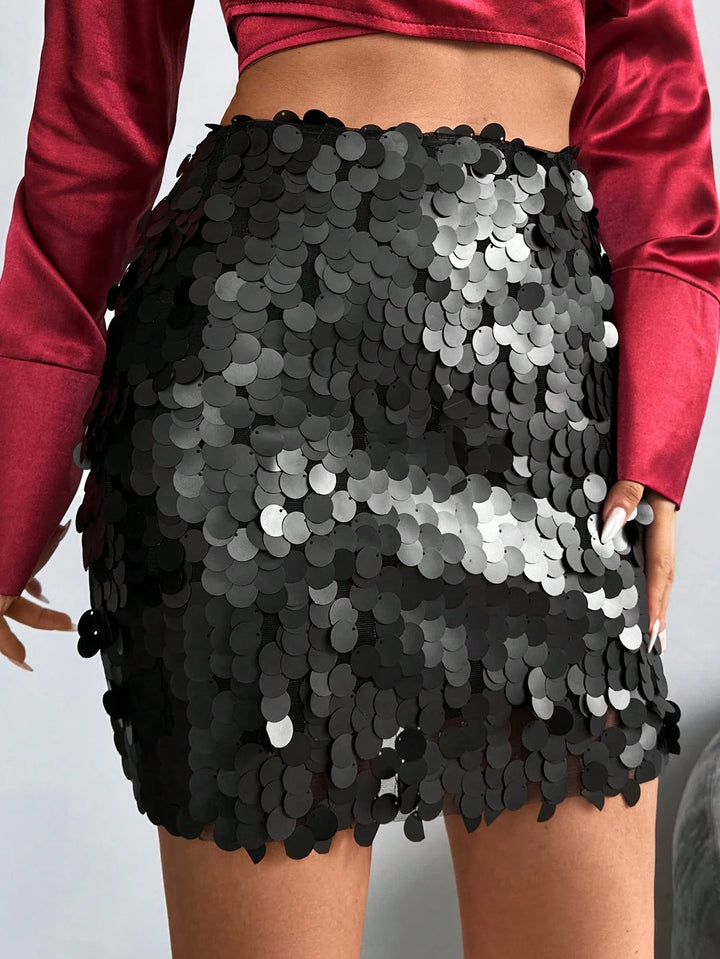 Fustă mini SHEIN, negru