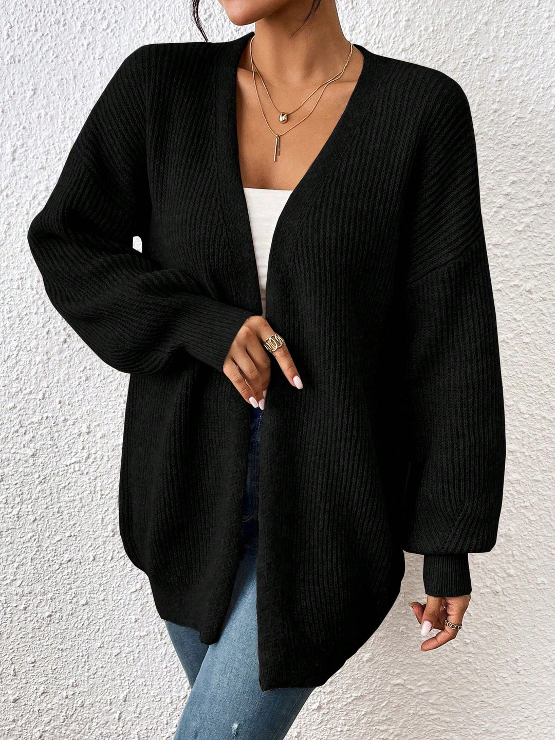 Cardigan SHEIN, negru