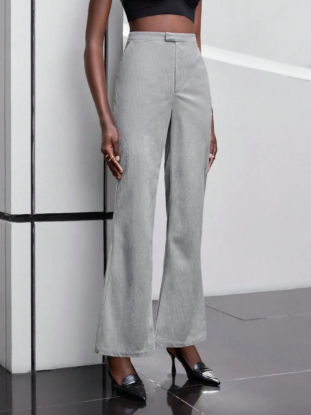 Pantaloni Shein, gri