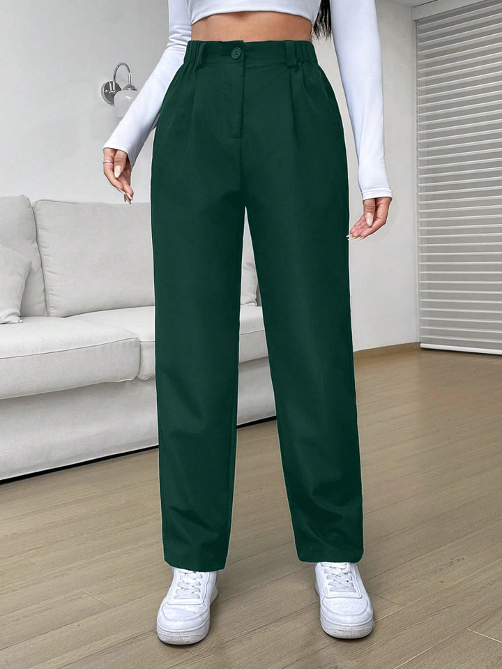 Pantaloni SHEIN, verde