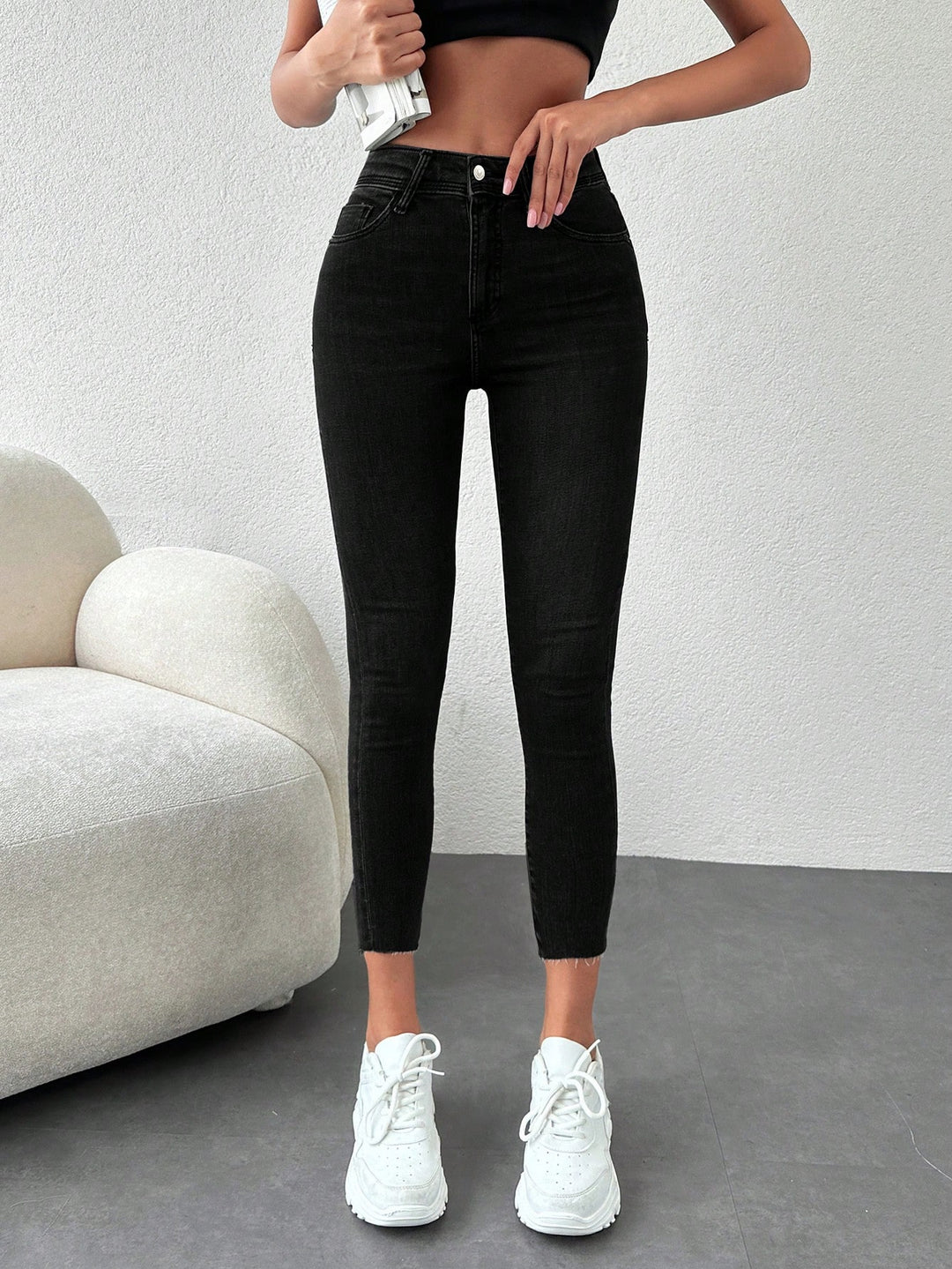 Jeans SHEIN, negru