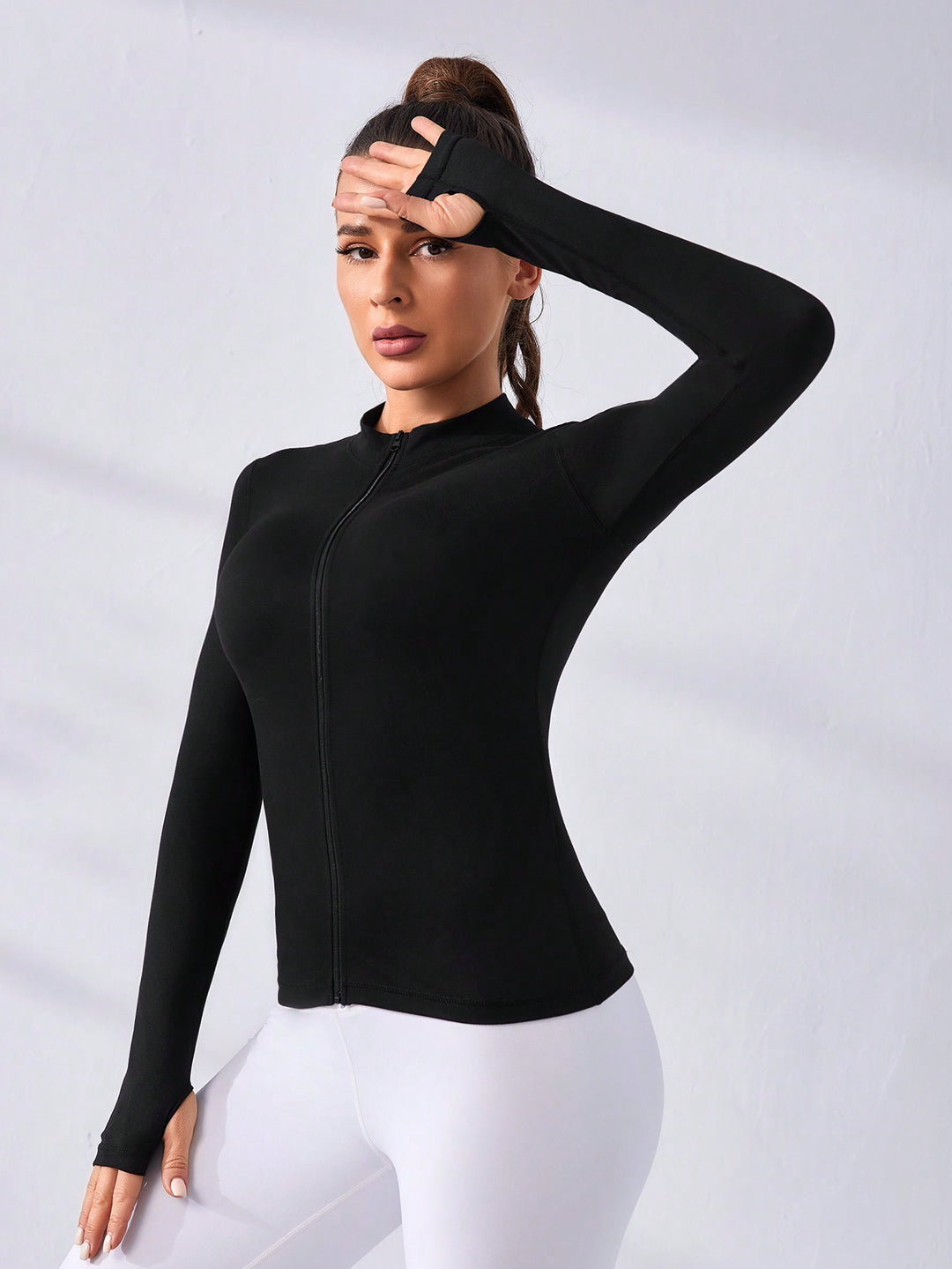 Jachetă sport SHEIN, negru