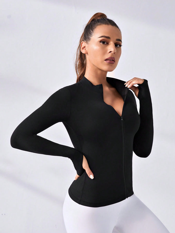 Jachetă sport SHEIN, negru