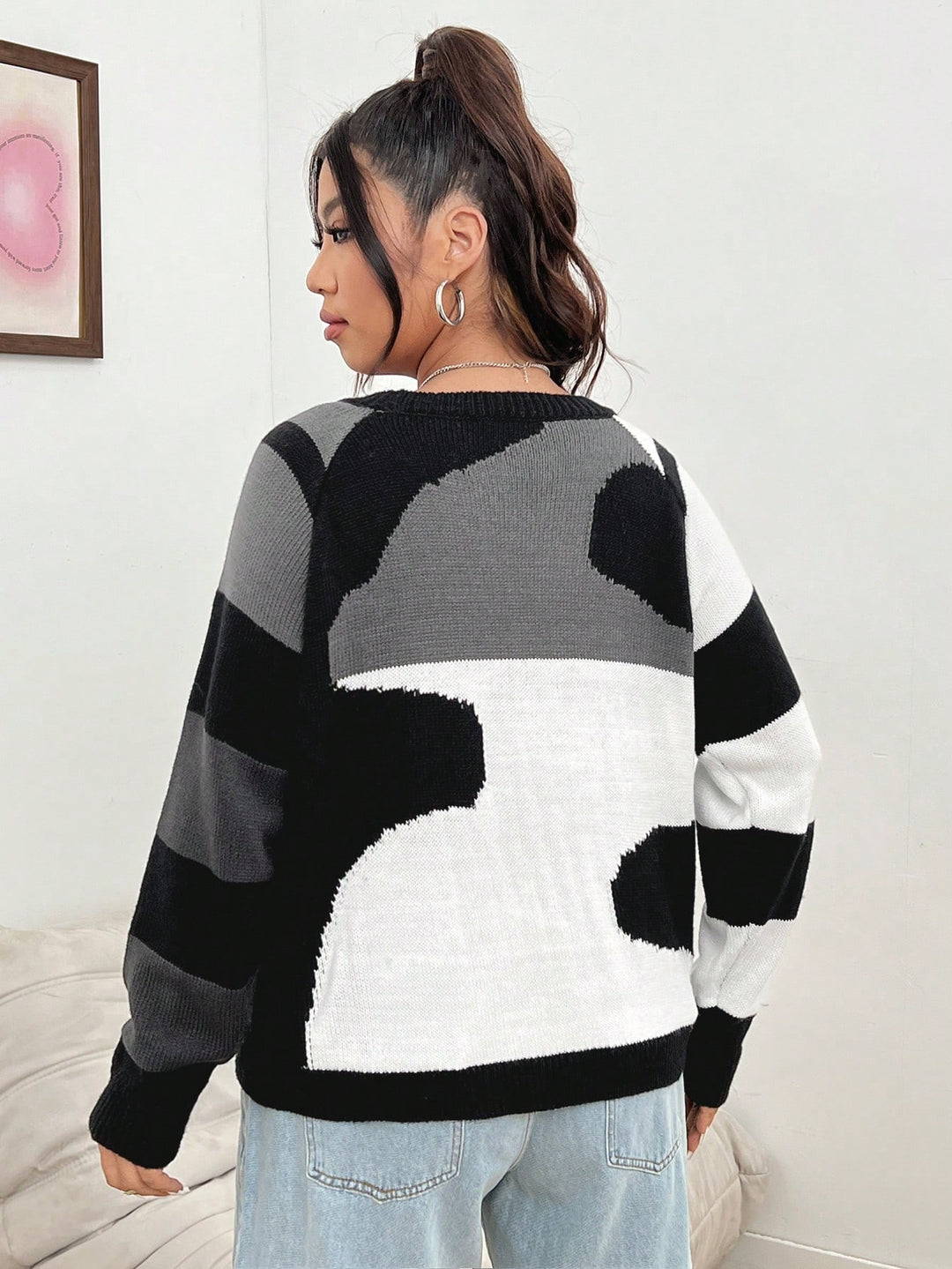 Pulover SHEIN, mix culori