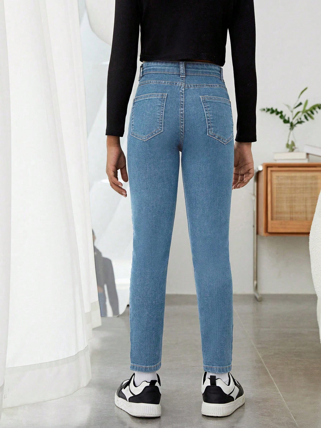 Jeans SHEIN, albastru