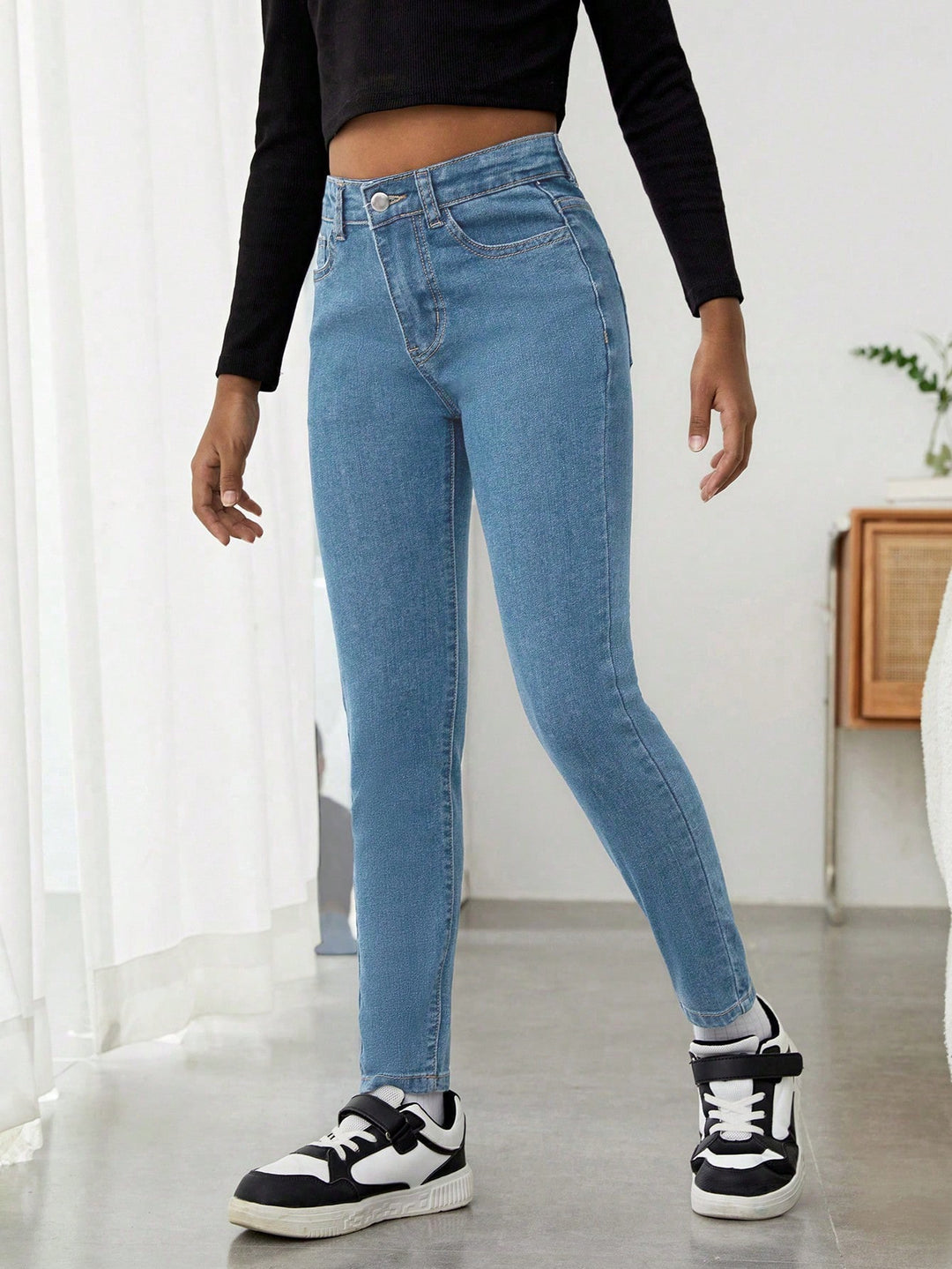 Jeans SHEIN, albastru