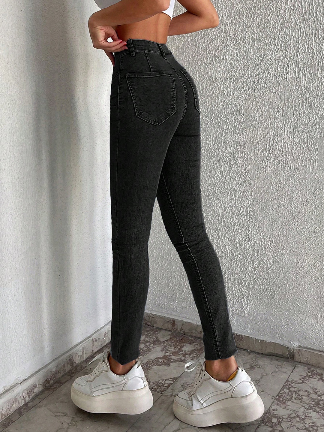 Jeans SHEIN, gri
