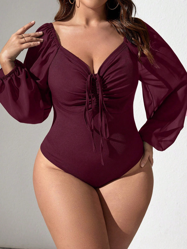 Body SHEIN, vișiniu
