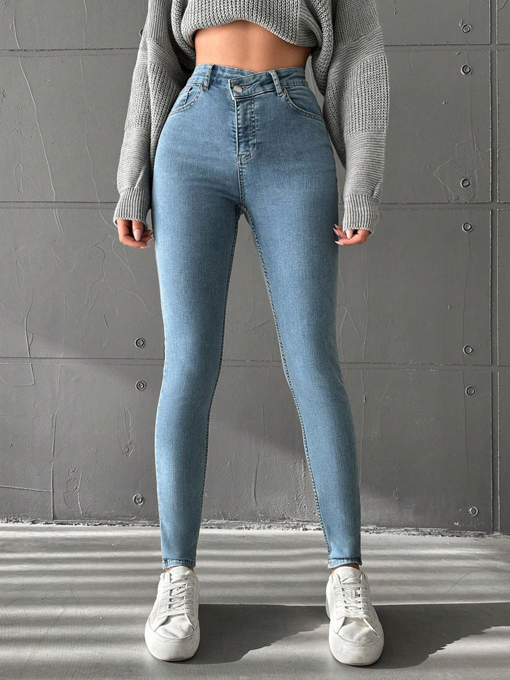 Jeans SHEIN, albastru