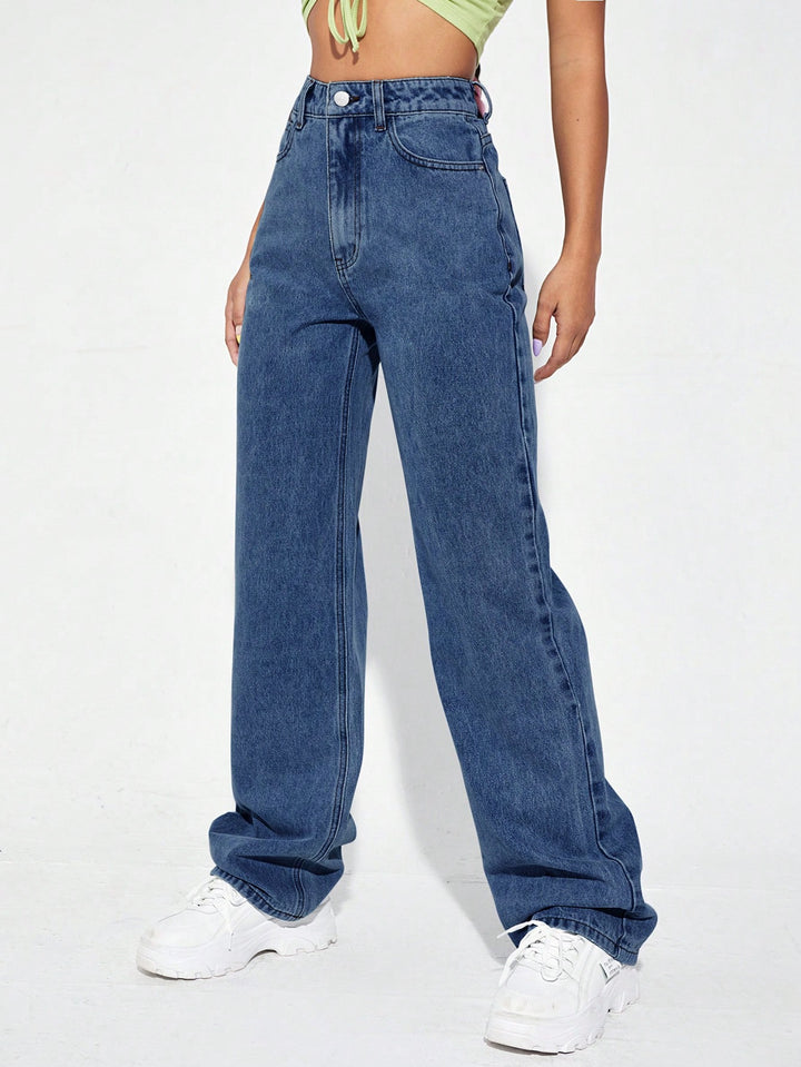 Jeans SHEIN, albastru