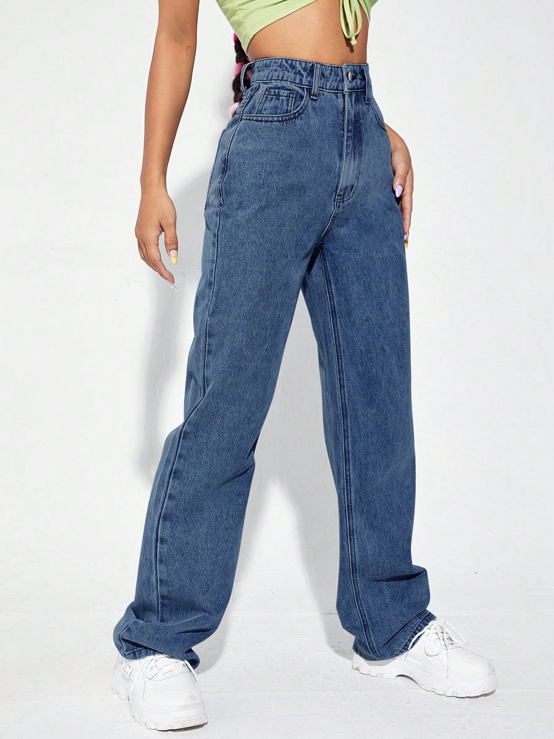 Jeans SHEIN, albastru