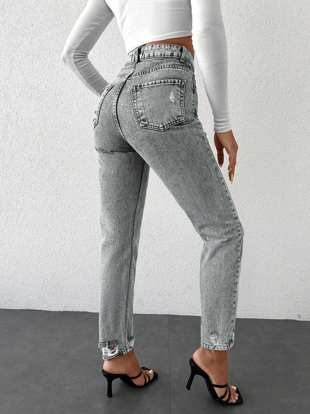 Jeans SHEIN, gri