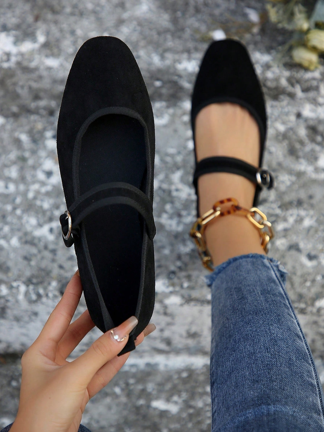 Balerini SHEIN, negru
