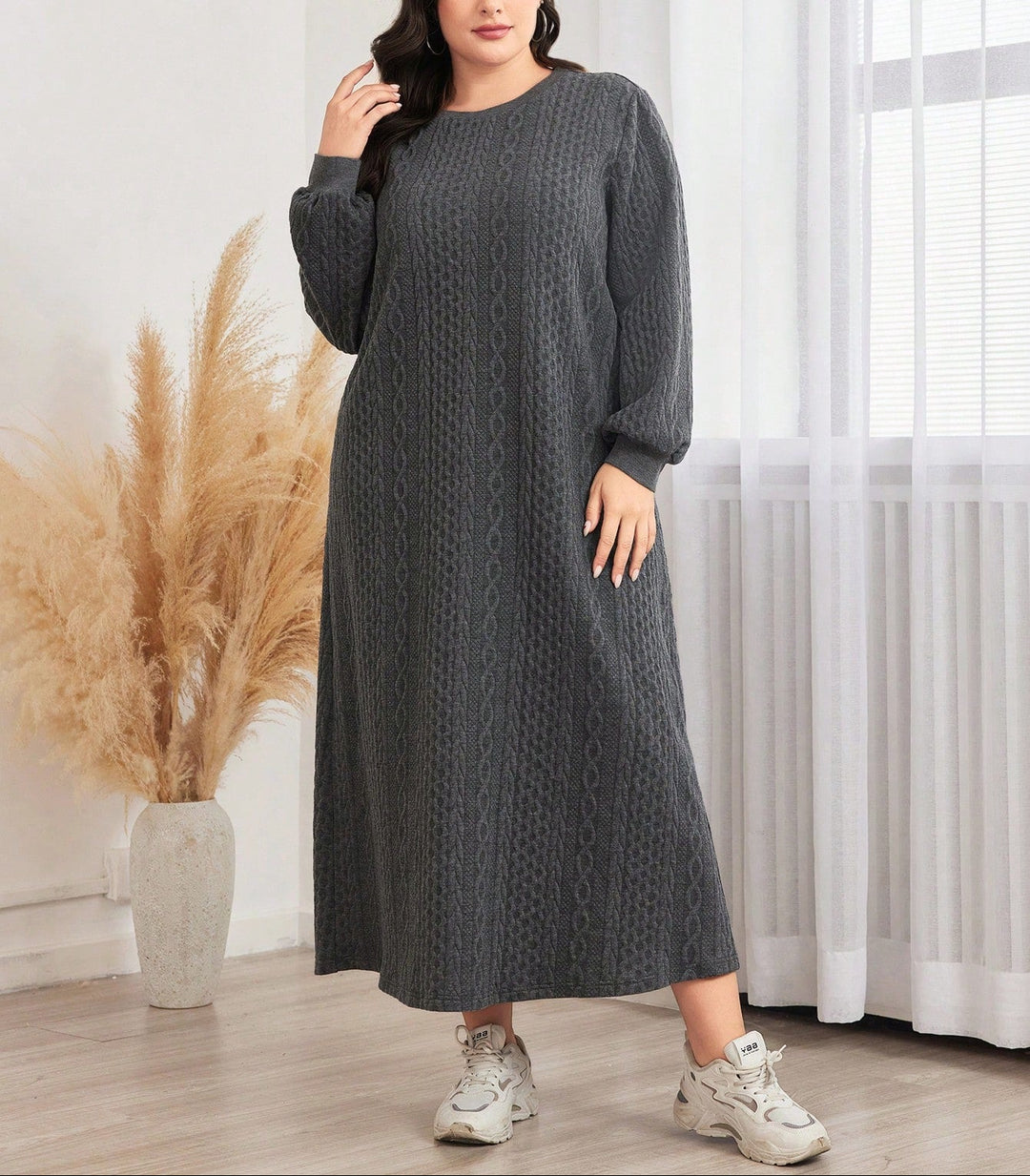 Shein Curve+ maxiruha, szürke