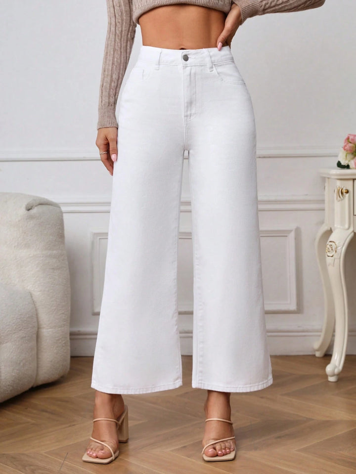 Jeans SHEIN, alb