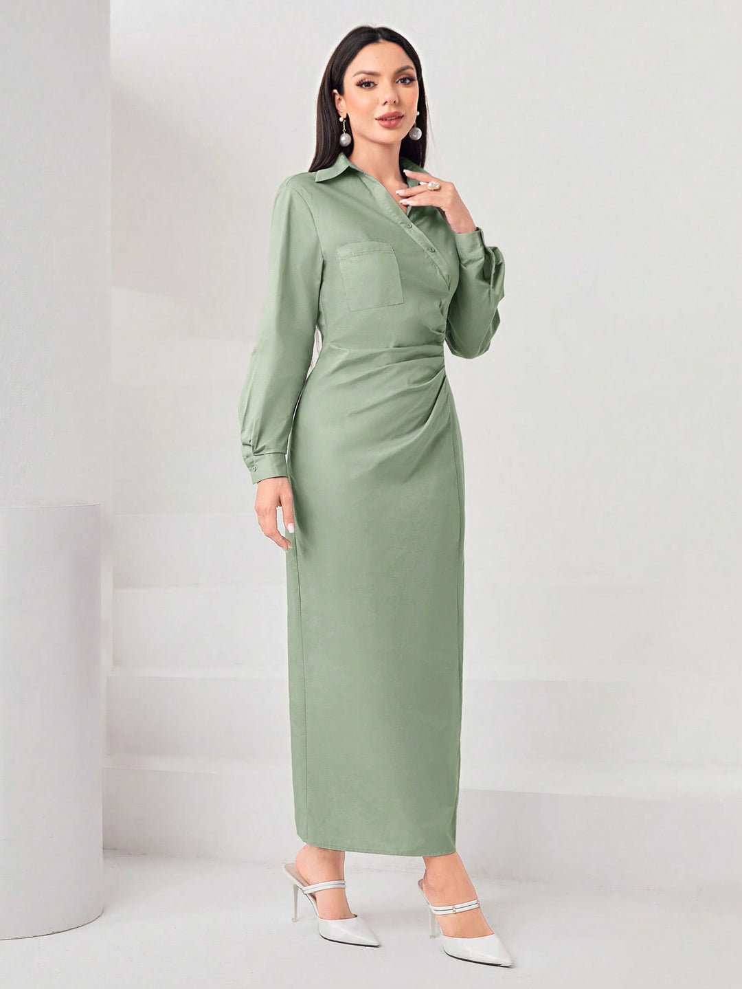 Rochie SHEIN, verde