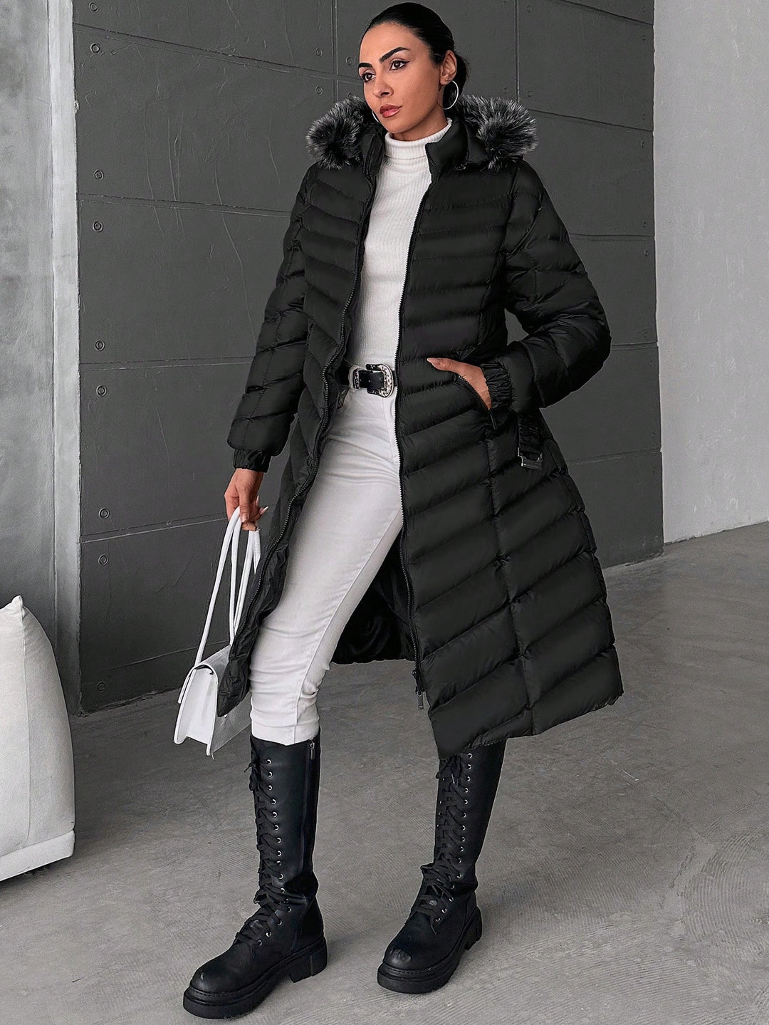 Palton SHEIN, negru