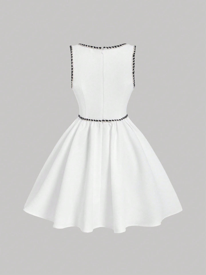 Rochie scurtă SHEIN, alb