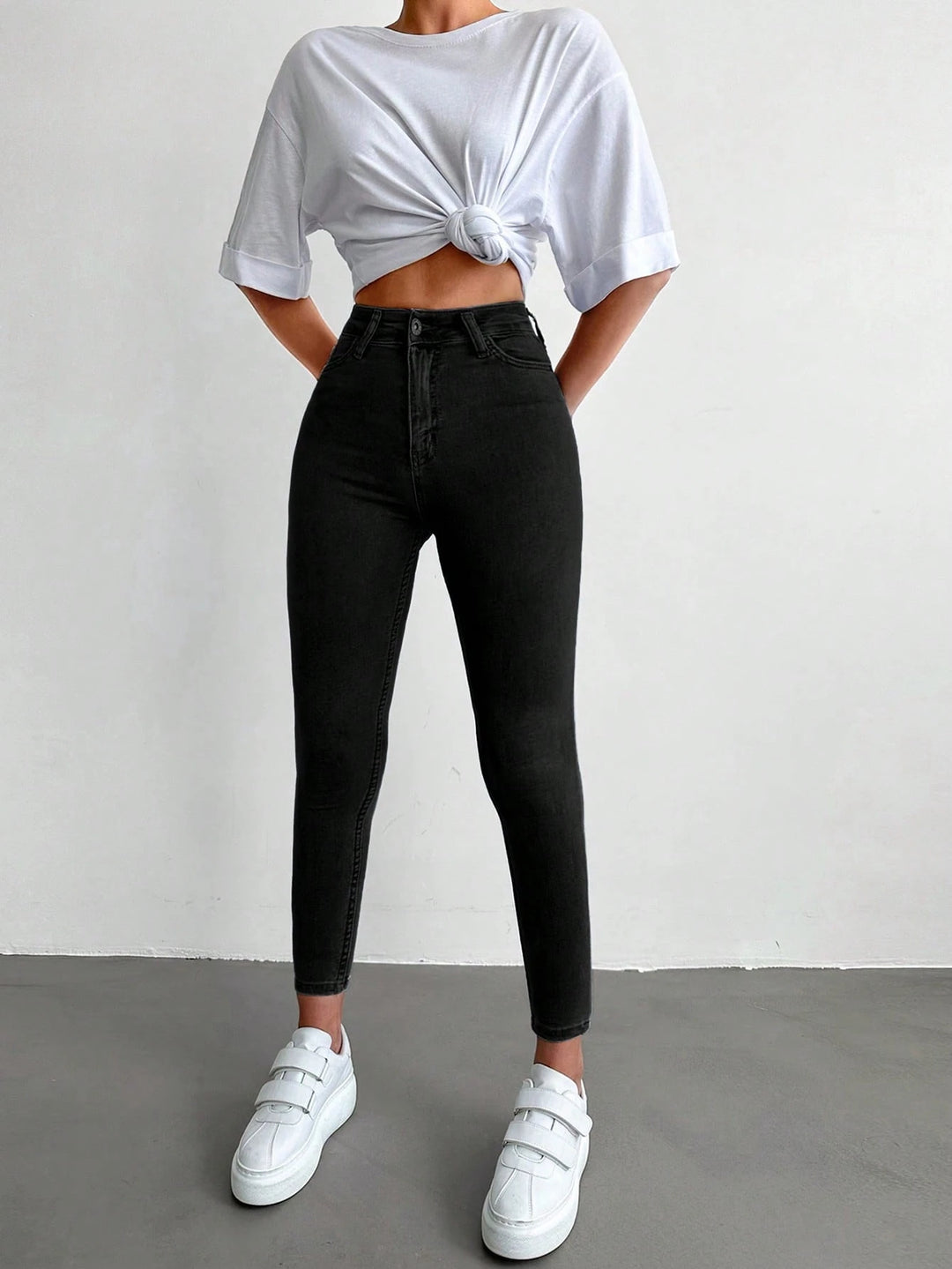 Jeans SHEIN, negru
