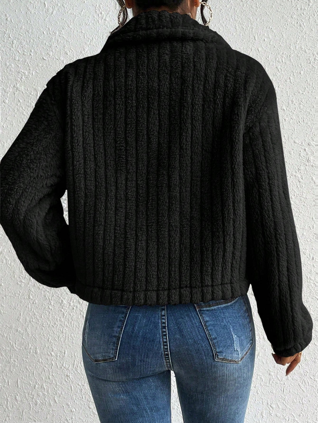 Jachetă SHEIN, negru