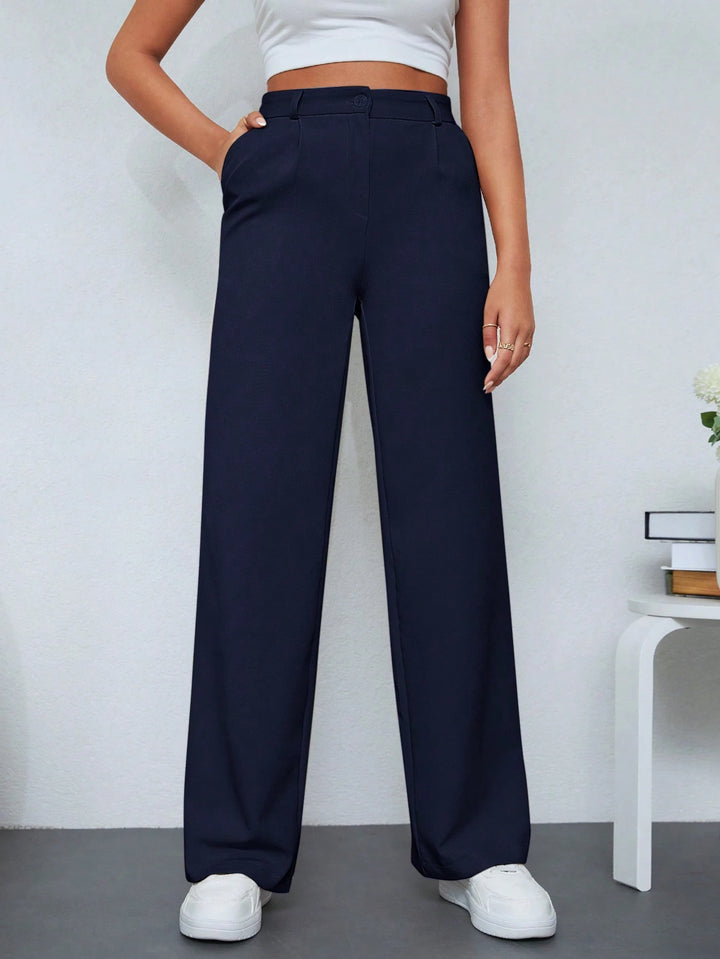 Pantaloni SHEIN, albastru