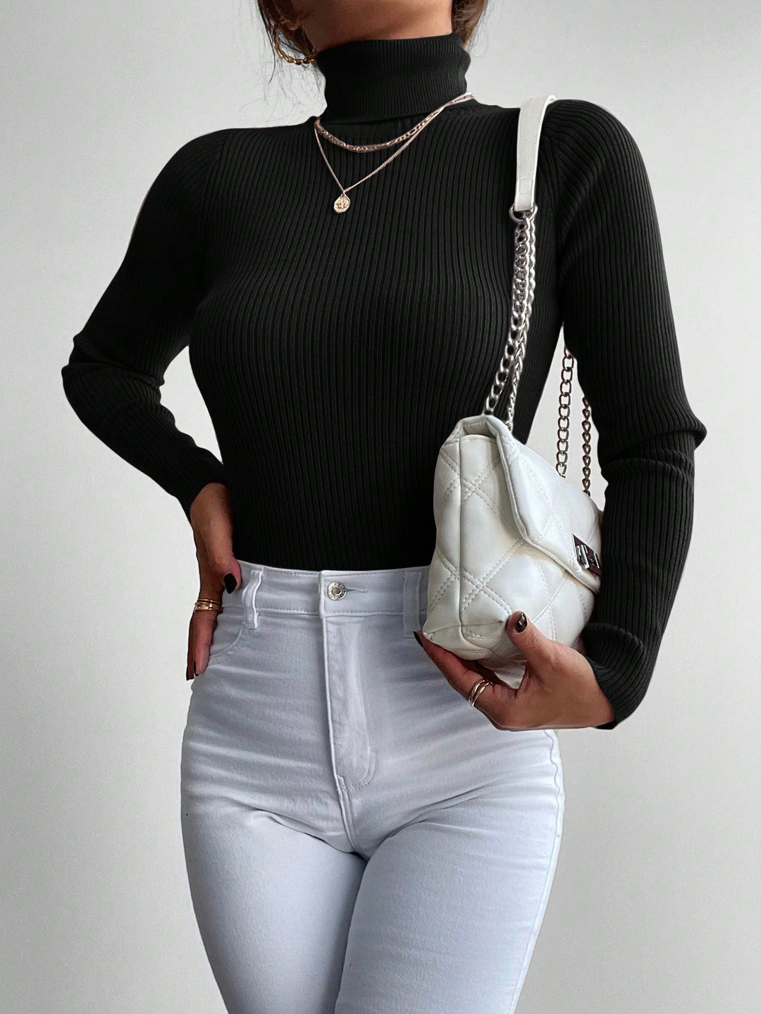 Pulover SHEIN, negru
