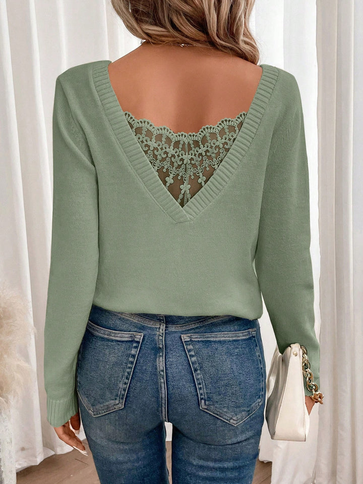 Pulover SHEIN, verde