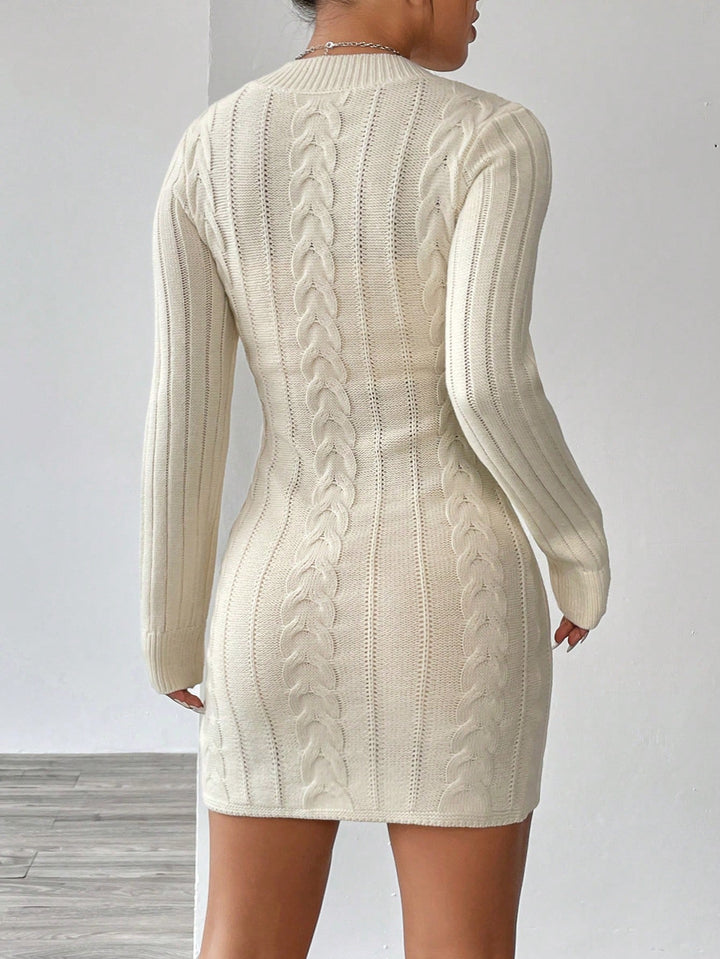 Rochie SHEIN, crem