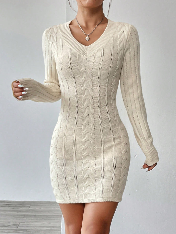 Rochie SHEIN, crem