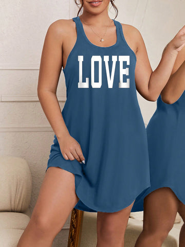 Rochie de noapte SHEIN, albastru