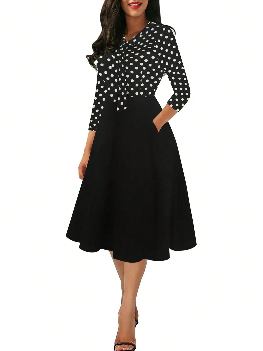 Rochie midi SHEIN, negru