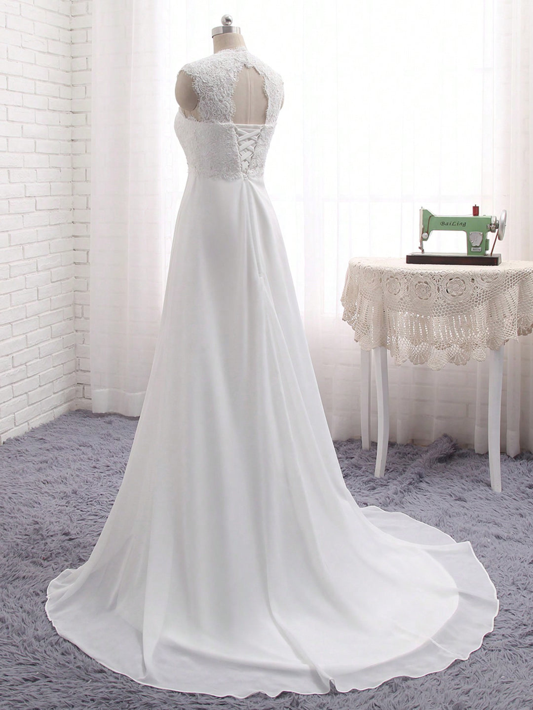 Rochie de mireasă SHEIN, alb