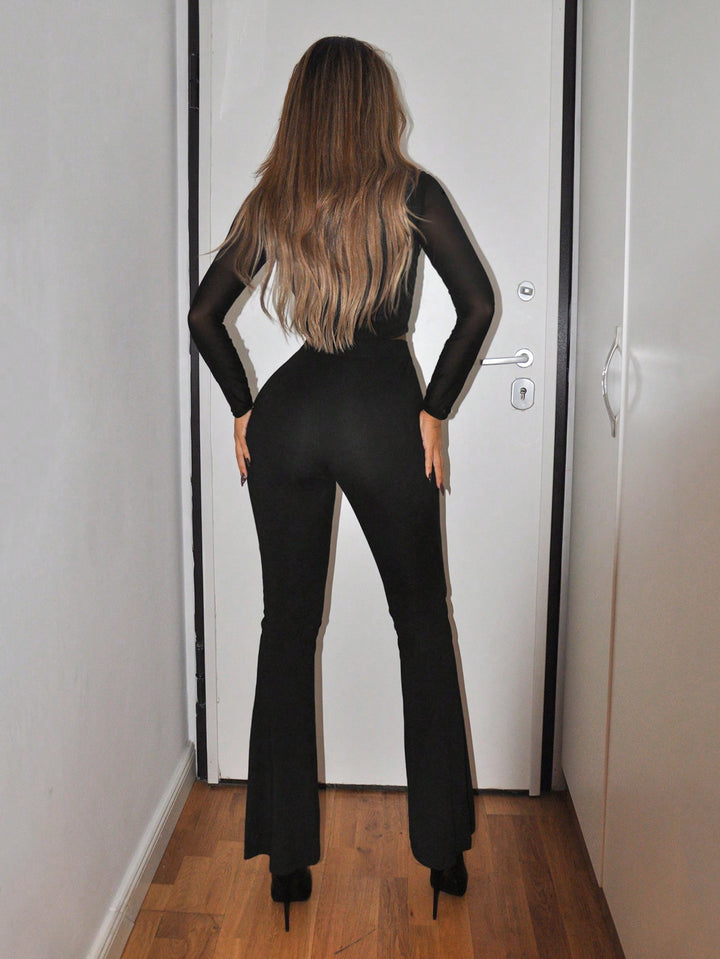 Pantaloni SHEIN, negru